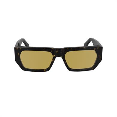 Calvin Klein Jeans CKJ 24625S 242 55 Unisex Dikdörtgen Kırçıllı Kahverengi Kemik Güneş Gözlüğü