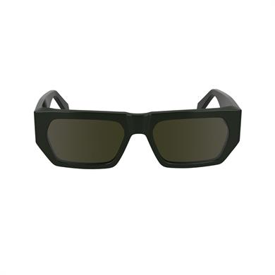 Calvin Klein Jeans CKJ 24625S 309 55 Unisex Dikdörtgen Yeşil Kemik Güneş Gözlüğü