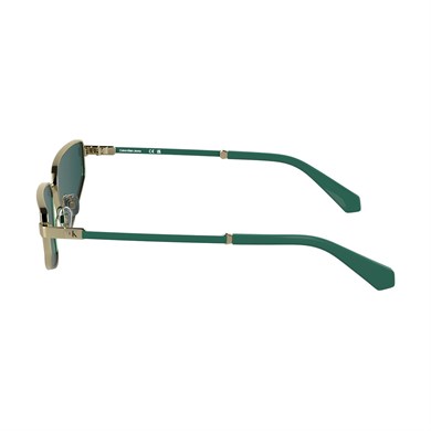 Calvin Klein Jeans CKJ 25200S 717 57 Unisex Geometrik Gold Metal Güneş Gözlüğü