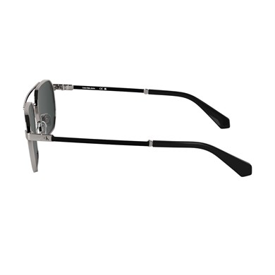 Calvin Klein Jeans CKJ 25202S 016 56 Unisex Geometrik Gümüş Metal Güneş Gözlüğü