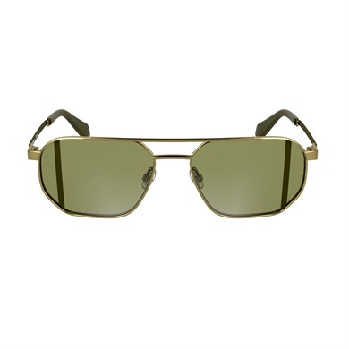 Calvin Klein Jeans CKJ 25202S 717 56 Unisex Geometrik Gold Metal Güneş Gözlüğü