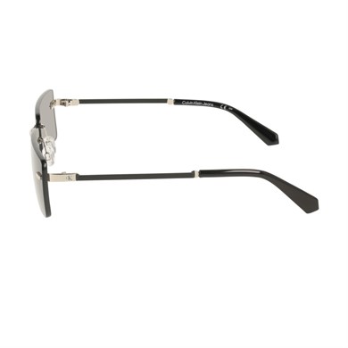 Calvin Klein Jeans CKJ 25206S 043 61 Unisex Dikdörtgen Gümüş Metal Güneş Gözlüğü