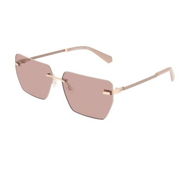 Calvin Klein Jeans CKJ 25207S 722 62 Unisex Geometrik Gold Metal Güneş Gözlüğü