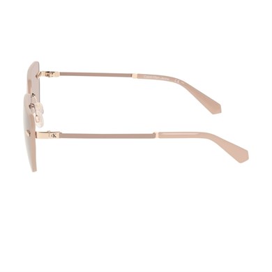 Calvin Klein Jeans CKJ 25207S 722 62 Unisex Geometrik Gold Metal Güneş Gözlüğü