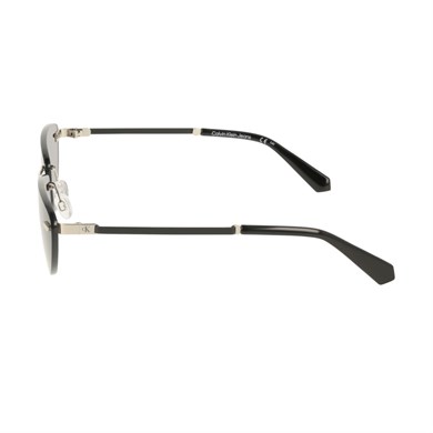 Calvin Klein Jeans CKJ 25208S 043 63 Kadın Cat Eye Gümüş Metal Güneş Gözlüğü