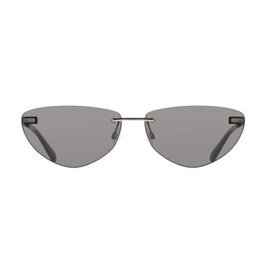 Calvin Klein Jeans CKJ 25208S 043 63 Kadın Cat Eye Gümüş Metal Güneş Gözlüğü