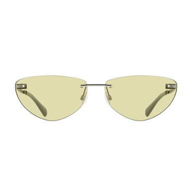 Calvin Klein Jeans CKJ 25208S 045 63 Kadın Cat Eye Gümüş Metal Güneş Gözlüğü