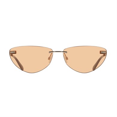 Calvin Klein Jeans CKJ 25208S 721 63 Kadın Cat Eye Gold Metal Güneş Gözlüğü