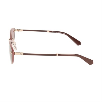 Calvin Klein Jeans CKJ 25208S 723 63 Kadın Cat Eye Gold Metal Güneş Gözlüğü