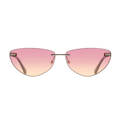 Calvin Klein Jeans CKJ 25208S 727 63 Kadın Cat Eye Degrade Gold Metal Güneş Gözlüğü