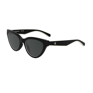 Calvin Klein Jeans CKJ 25301S 001 47 Kadın Cat Eye Siyah Kemik Güneş Gözlüğü