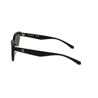 Calvin Klein Jeans CKJ 25301S 001 47 Çocuk Cat Eye Siyah Kemik Güneş Gözlüğü