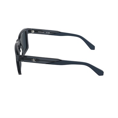 Calvin Klein Jeans CKJ 25617S 400 56 Unisex Dikdörtgen Şeffaf Mavi Kemik Güneş Gözlüğü