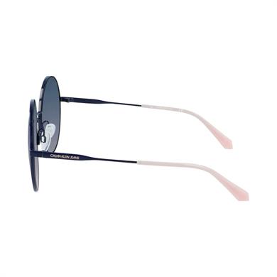 Calvin Klein Jeans CKJ 21212S 416 58 Kadın Yuvarlak Lacivert Metal Güneş Gözlüğü