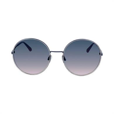 Calvin Klein Jeans CKJ 21212S 416 58 Kadın Yuvarlak Lacivert Metal Güneş Gözlüğü