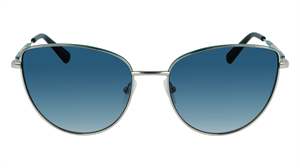 Calvin Klein Jeans CKJ 21218S 040 59 Kadın Çekik Mavi Metal Güneş Gözlüğü