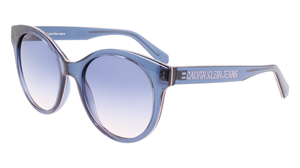 Calvin Klein Jeans CKJ 21628S 400 53 Kadın Yuvarlak Lacivert Kemik Güneş Gözlüğü