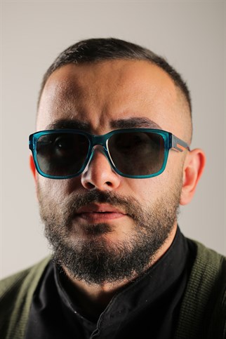 Calvin Klein Jeans CKJ 21631S 432 56 Erkek Dikdörtgen Mavi Kemik Güneş Gözlüğü