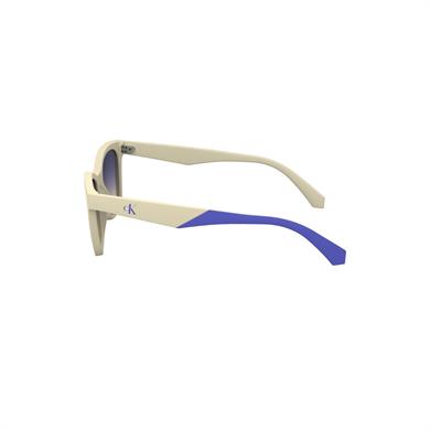 Calvin Klein Jeans CKJ24303S 100 47 Çocuk Oval Bej Kemik Güneş Gözlüğü