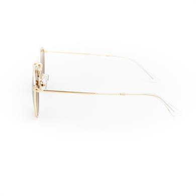 Despada DS 2246 C4 50 Unisex Gold Metal Yuvarlak Güneş Gözlüğü