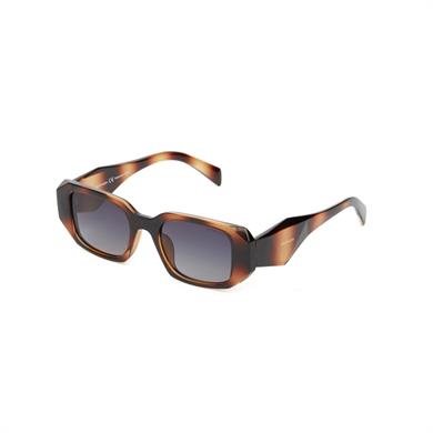 Despada Ds 2295 C4 51 Kadın Dikdörtgen Kırçıllı Kahverengi Kemik Güneş Gözlüğü