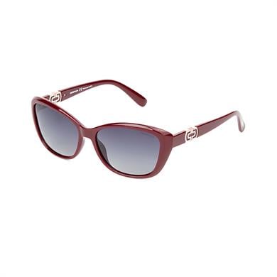Despada DS 2305 C3 58 Polarize Kadın Cat Eye Bordo Kemik Güneş Gözlüğü