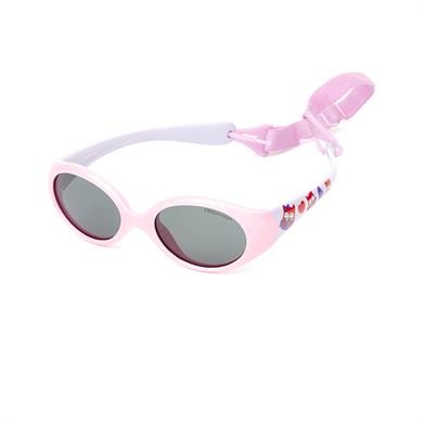 Despada Kids DS 2256 C2 40 Polarize Çocuk Oval Pembe Kemik Güneş Gözlüğü