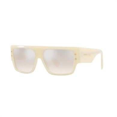 Dolce Gabbana 4459 3427J6 56 Kadın Kare Krem Kemik Güneş Gözlüğü