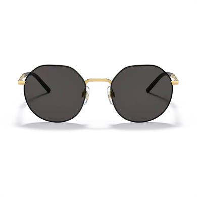 Dolce Gabbana DG 2286 0287 52 Unisex Gold Yuvarlak Güneş Gözlüğü