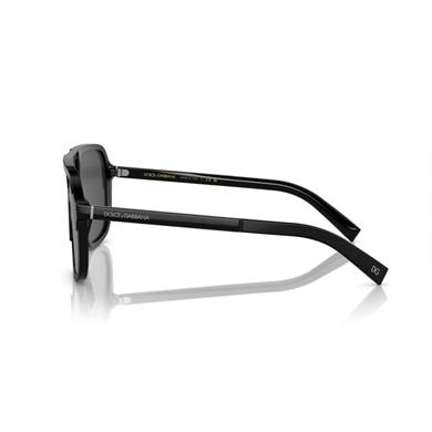 Dolce Gabbana DG 4354 50187 58 Erkek Siyah Kare Güneş Gözlüğü