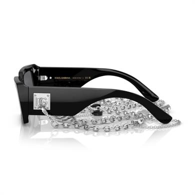 Dolce Gabbana DG 4416 5016G 53 Kadın Siyah Kemik Güneş Gözlüğü