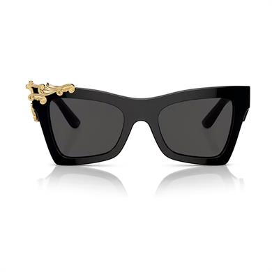 Dolce Gabbana DG 4434 50187 51 Kadın Siyah Cat Eye Güneş Gözlüğü