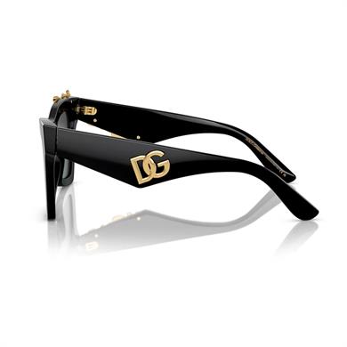 Dolce Gabbana DG 4434 50187 51 Kadın Siyah Cat Eye Güneş Gözlüğü