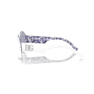 Dolce Gabbana DG 4448 337155 51 Kadın Oval Beyaz Kemik Güneş Gözlüğü