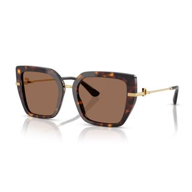 Dolce Gabbana DG 4474 50273 53 Kadın Kelebek Kırçıllı Kahverengi Kemik Güneş Gözlüğü