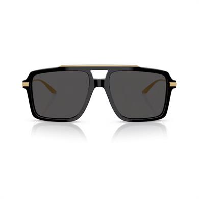 Dolce Gabbana DG 4477 50187 56 Erkek Pilot Siyah Kombine Güneş Gözlüğü