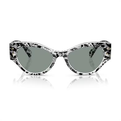 Dolce Gabbana DG 4480 32871 53 Kadın Kelebek Çok Renkli Kemik Güneş Gözlüğü