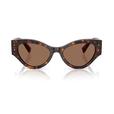 Dolce Gabbana DG 4480 50273 53 Kadın Kelebek Kırçıllı Kahverengi Kemik Güneş Gözlüğü