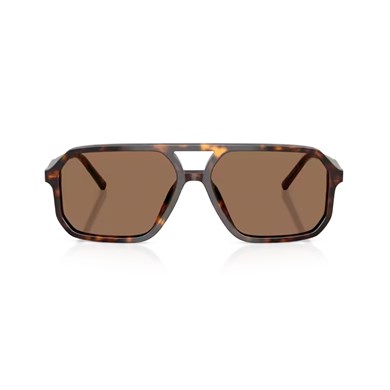 Dolce Gabbana DG 4541 50273 59 Erkek Pilot Kırçıllı Kahverengi Kemik Güneş Gözlüğü