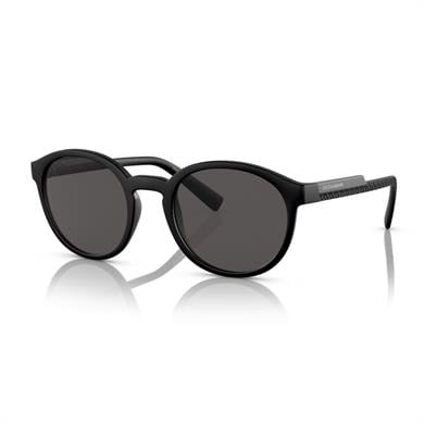 Dolce Gabbana DG 6180 252587 53 Unisex Siyah Oval Güneş Gözlüğü