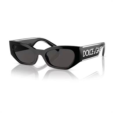 Dolce Gabbana DG 6186 50187 52 Kadın Siyah Cat Eye Güneş Gözlüğü