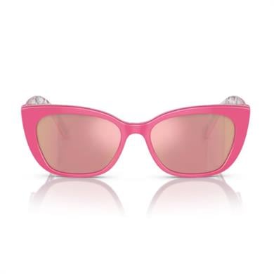 Dolce Gabbana DX 4427 3207Z 49 Çocuk Cat Eye Pembe Kemik Güneş Gözlüğü