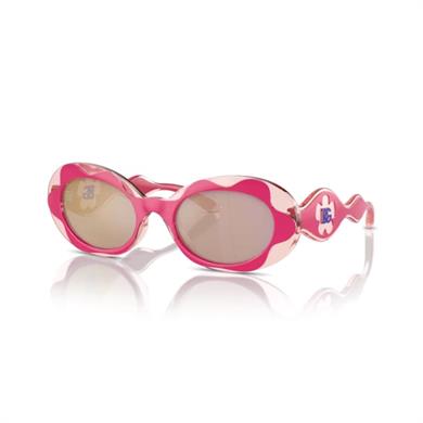 Dolce Gabbana DX 6005 30981T 49 Çocuk Oval Pembe Kemik Güneş Gözlüğü