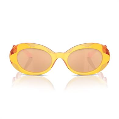 Dolce Gabbana DX 6005 33347J 49 Çocuk Oval Sarı Kemik Güneş Gözlüğü