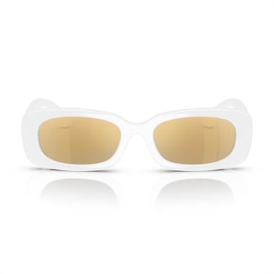 Dolce Gabbana DX 6006U 33127P 46 Çocuk Oval Beyaz Kemik Güneş Gözlüğü 