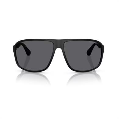 Emporio Armani EA 4029 5001T3 64 Polarize Erkek Kare Siyah Kemik Güneş Gözlüğü