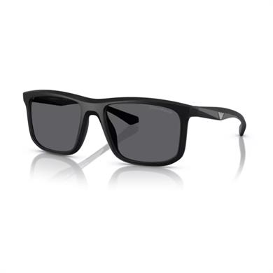 Emporio Armani EA 4234U 5001T3 57 Polarize Unisex Kare Siyah Kemik Güneş Gözlüğü