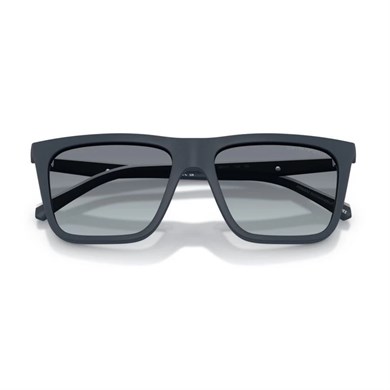 Emporio Armani EA 4258 50881W 54 Erkek Kare Aynalı Klipsli Mavi Kemik Güneş Gözlüğü