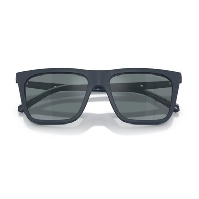 Emporio Armani EA 4258 50881W 54 Erkek Kare Aynalı Klipsli Mavi Kemik Güneş Gözlüğü