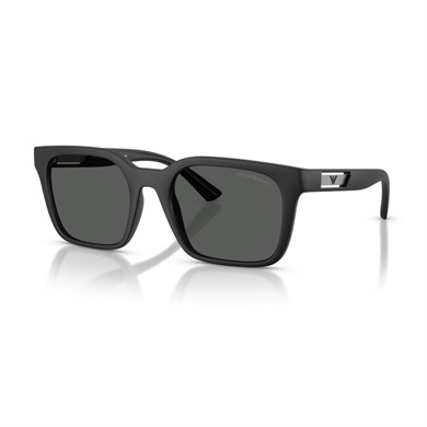 Emporio Armani EA 4269 500987 54 Erkek Kare Siyah Aynalı Kemik Güneş Gözlüğü